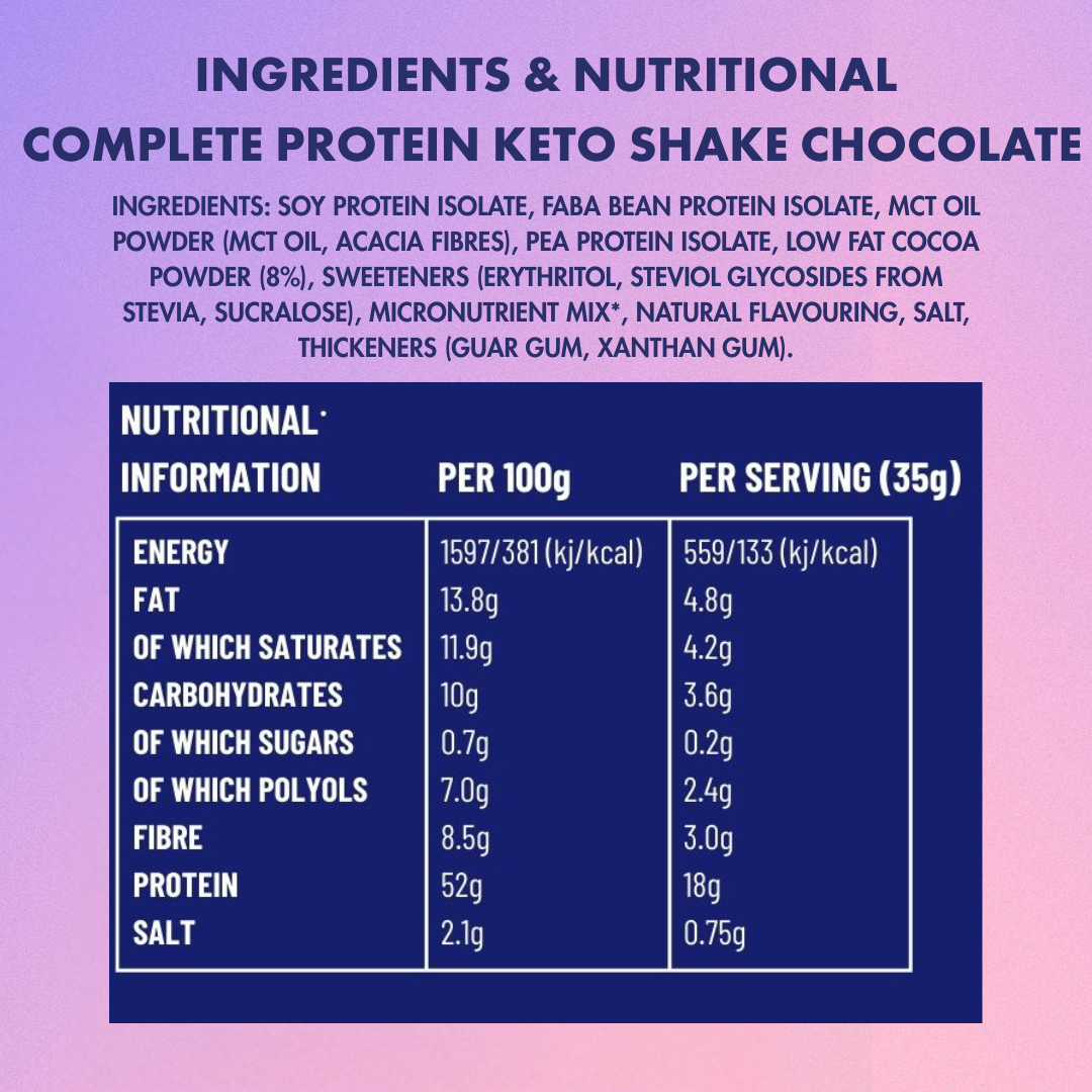 ADONiS Complete Protein Keto Shake Chocolate