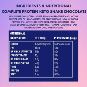 ADONiS Complete Protein Keto Shake Chocolate