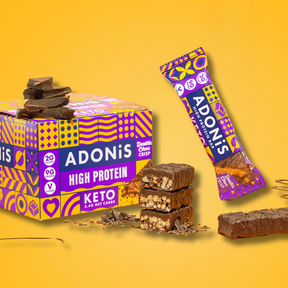 Barres Keto aux arachides et au chocolat d'Adonis (16x45gr)