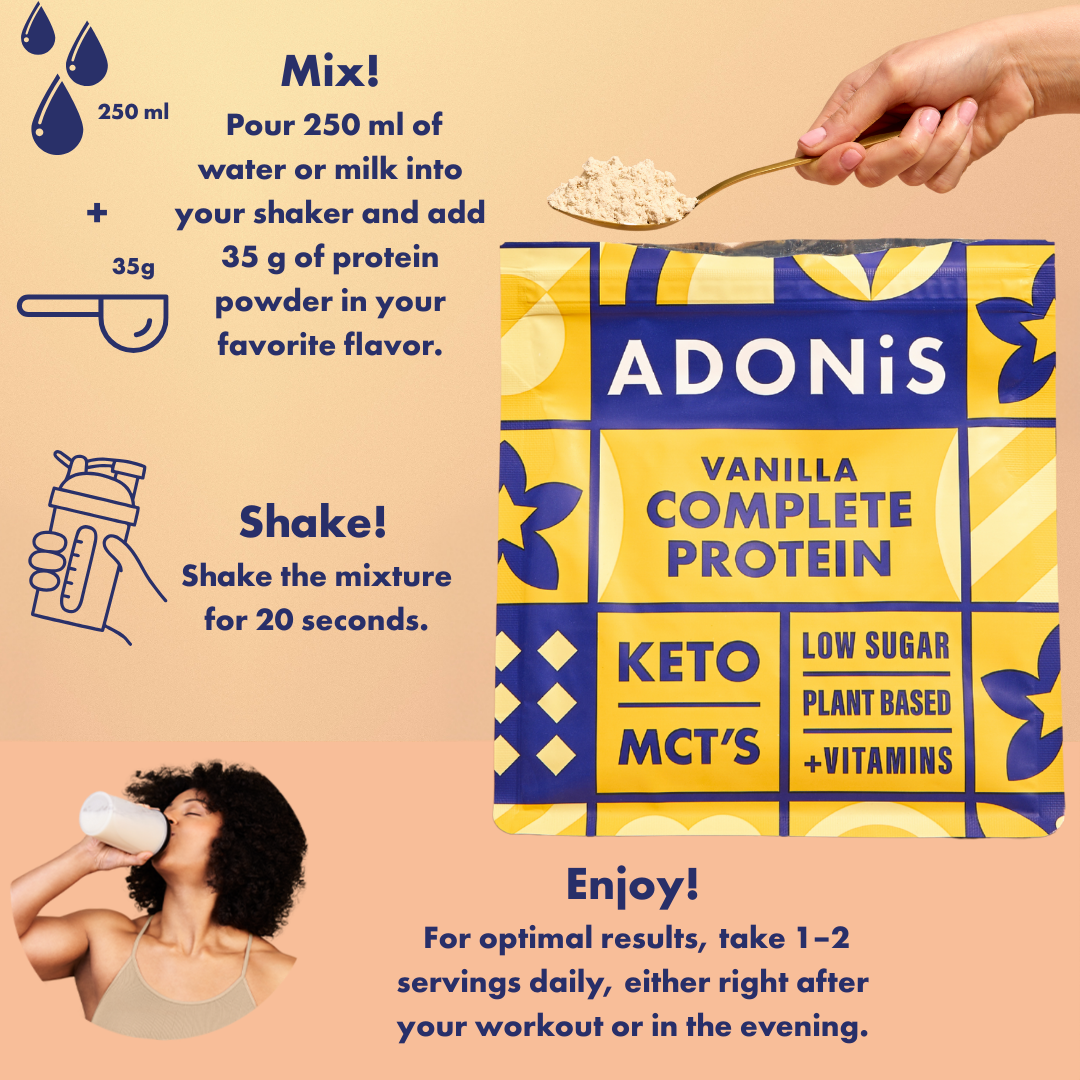 ADONiS Complete Protein Keto Shake - Vanilla